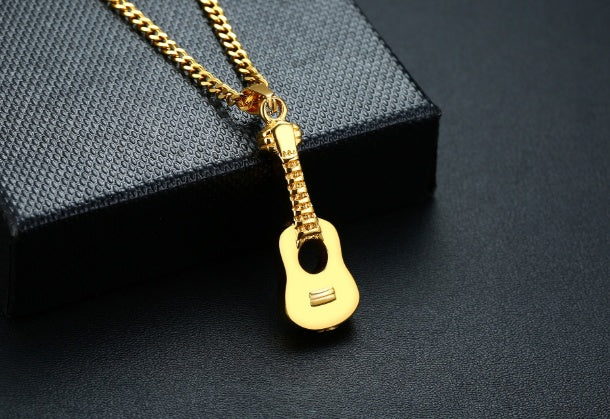 Guitar Pendant Necklace