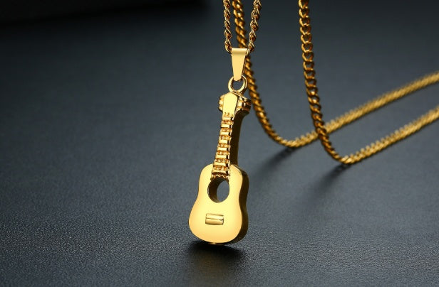 Guitar Pendant Necklace