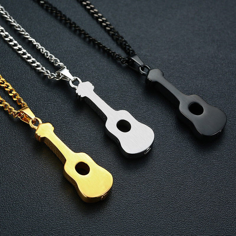 Guitar Pendant Necklace