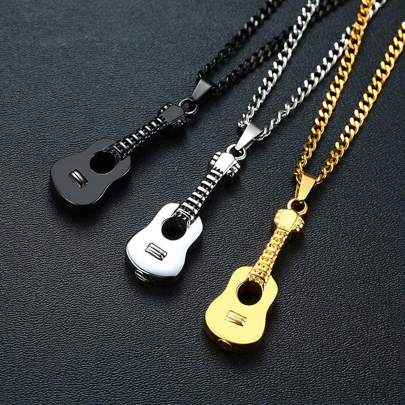 Guitar Pendant Necklace