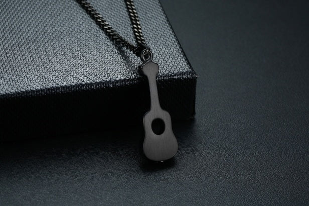 Guitar Pendant Necklace